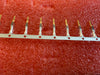 Gold-plated crimp pin contact designed for 16 AWG wire, providing reliable electrical conductivity, secure crimp termination, and corrosion resistance. Suitable for use in high-reliability connector assemblies and aerospace or industrial applications.