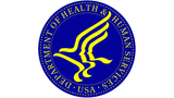 Logo of the Department of Health & Human Services on a white background