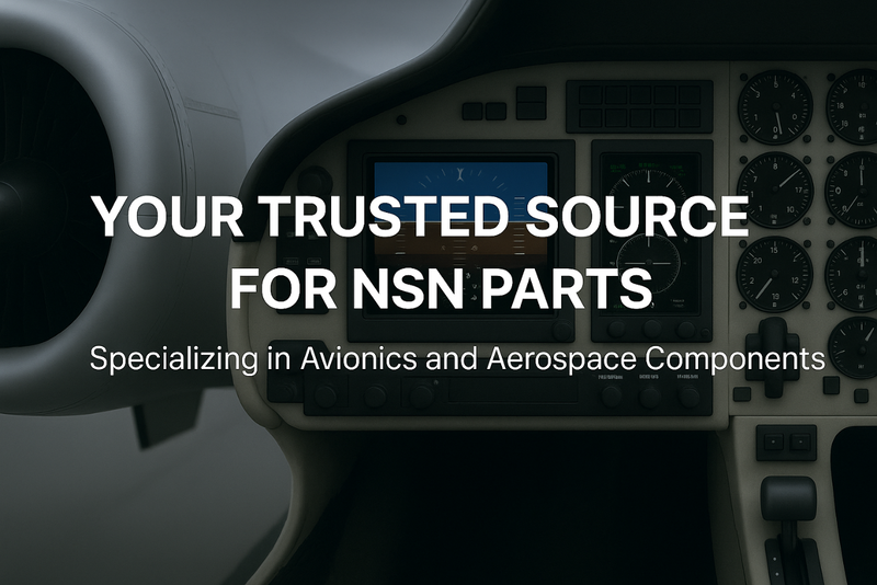 Aircraft cockpit avionics panel and jet engine intake used in aerospace and avionics NSN parts