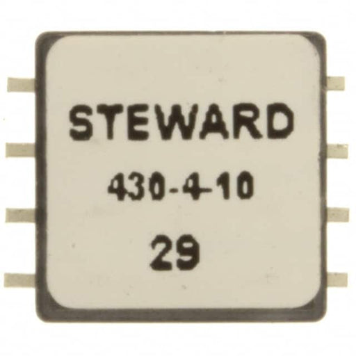 29F0430-4SR-10 by Laird-Signal Integrity Products electronic filter component with labeled STEWARD and pin connectors