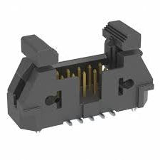 EJH-105-01-F-D-SM-LC-07-K by Samtec Inc. black connector with gold pins and secure locking mechanism